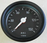 Vdo 151-002 150 Psi Dual Air Pressure Gauge 151012001R 3-1/8" No Bulbs/hardware. Fixed Price $99.99.