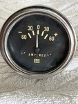 Vintage Stewart Warner 2 5/8" -60- + Amperes Gauge Amps 690S W9. Fixed Price $89.99.