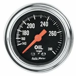 Auto Meter 2441 Traditional Chrome Mechanical Oil Temp Gauge 140-280 F, 1/16". Fixed Price $120.94.