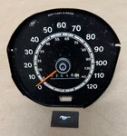 1971 1972 & Other Mustang Standard Black Faced Non-tach Speedometer D1ZF-17265-N. Fixed Price $52.05.