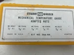 Vintage Stewart Warner Metric Mechanical Temperature Gauge Adapter Nuts #82512. Fixed Price $60.00.