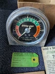 Nos New Nib Vintage Sun 3" Driving Gage Vacuum Gauge # 2800 With Chrome Bracket. Fixed Price $225.00.