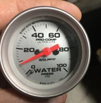 Autometer Pro-comp Ultra-lite Data Logger Stepper Water Pressure Gauge 4363-SP. Fixed Price $109.00.