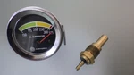 Vtg Hayden 150-325F Oil Temperature Gauge & Sensor Lot * Tractor Engine Rod. Fixed Price $19.00.