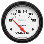Autometer 5891 Phantom Series 2-5/8" Voltmeter Gauge, 8-18V. Fixed Price $110.42.