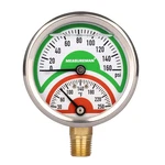 Tridicator Pressure Temperature Gauge 0-160 Psi 30-250F Stainless Case. Fixed Price $32.99.