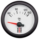 Autometer Stack 52MM 60-150 Deg M10 Male Electric Oil Temp Gauge White ST32. Fixed Price $146.63.