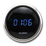 Mgs 52MM 2-1/16" Digital Clock Gauge Blue Led Hour Format 12/24V. Fixed Price $37.04.
