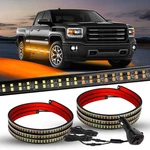 2PCS 70 Inch Truck Emergency Strobe Lights Strip 864 Led Running Amber White. Fixed Price $28.88.
