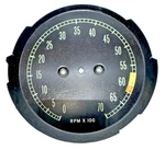 1965-1967 Chevy Corvette C2 Tachometer Guage Faceplate 6000 Red Line Oem Part. Fixed Price $18.95.