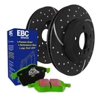 Disc Brake KIT-S3 Kits Greenstuff 6000 And Gd Rotors Truck/suv Ebc New. Fixed Price $418.79.
