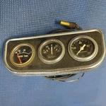 Vintage Under Dash Stewart Warner Gauge Package 2 " Amp Oil Nostalgic Gasser. Fixed Price $75.00.
