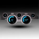Intellitronix Teal Led Digital Gauge Cluster Set 67-68 Ford Mustang. Fixed Price $507.05.