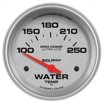 Autometer Ultra-lite Elec Water Temp Gauge 2 5/8 Dia Silver Face 4437. Fixed Price $108.98.