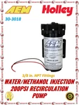 Aem Water Methanol Injection 200 Psi Recirculation Pump W/ 3/8 Npt Fittings. Fixed Price $167.95.