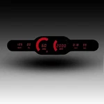 Intellitronix Red Led Digital Multi-gauge Set Speedo, Volt, Oil And Water Temp. Fixed Price $449.22.