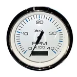 Faria 4" Tachometer Wtth Hourmeter 4000 Rpm Diesel #33834. Fixed Price $292.70.