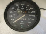 Triumph Spitfire Speedometer 1975-1980 120MPH With Reset Cable #SNT6211/12 43K. Fixed Price $120.00.