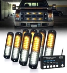 Lumenix Led Surface Mount Strobe Flashing Lights White&amber. Fixed Price $85.35.