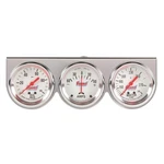 Summit Racing Gauge Kit Analog Console 2 5/8" Water Temperature Oil Psi Ammeter. Fixed Price $65.99.