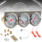 Water Temp Volt Meter 52MM/2" Oil Pressure Gauge Psi F Degree 3 In 1 Triple Kit. Fixed Price $19.99.