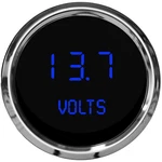 Intellitronix Blue Led Voltmeter Gauge - Black Faceplate With Chrome Bezel. Fixed Price $92.97.