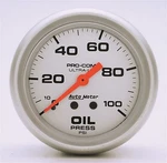 Auto Meter Ultra-lite Mechanical Oil Pressure Gauge 2-5/8 In. 0-100 Psi (67MM). Fixed Price $94.88.