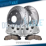 Front Drilled Rotors Calipers + Brake Pads Ford Expedition F-150 Navigator. Fixed Price $318.73.