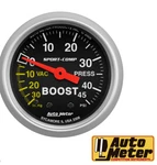 Autometer 3308 Sport Comp 2-1/16" Mechanical Boost Vacuum Gauge W/ Tubing 45 Psi. Fixed Price $92.90.