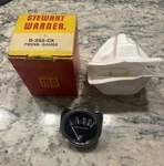 Nos Stewart Warner D-352-CX Mechanical Fuel Oil Pressure Gauge 2-1/16 Sw. Fixed Price $70.00.