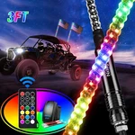 Nilight 2PCS 3FT Spiral Led Whip W/rgb Chasing/dancing. Fixed Price $59.99.