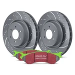 For Chevy Trailblazer 02-09 Brake Kit Ebc Stage 3 Truck & Suv Dimpled Slotted. Fixed Price $397.85.