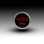 Intellitronix Red Led Digital Tachometer With Black Bezel M9002R. Fixed Price $112.97.