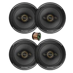 2 Pair (qty 4) Of Pioneer 6.5" 350W Speakers With Feet 16 Gauge Wire. Fixed Price $178.49.