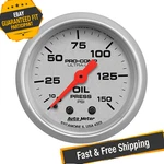 Auto Meter 4323 Ultra-lite Mechanical Oil Pressure Gauge, 2-1/16", 0-150 Psi. Fixed Price $120.04.