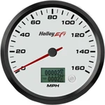 New Holley Fi Can Speedometer Digital GAUGE,4.5",0-160 Mph,white Faceplate. Fixed Price $299.99.