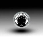Intellitronix White Led Bargraph Oil Temp Gauge - Black Faceplate / Chrome Bezel. Fixed Price $108.97.