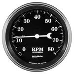 Autometer 3-3/8 Tachometer 8000 Rpm Old Tyme In-dash 1790. Fixed Price $194.50.