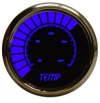 Intellitronix Blue Led Water Temp Gauge - Black Faceplate / Chrome Bezel. Fixed Price $108.97.