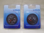 Vdo Cockpit Vision Oil Temperature And Pressure Gauges - Nos. Fixed Price $125.00.