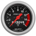 Autometer 3374 Sport Comp Nitrous Pressure Gauge 2 1/16 0-1600 Psi Stepper Motor. Fixed Price $272.16.