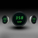 Intellitronix Green Led Water Temp Gauge - Black Faceplate With Bezel. Fixed Price $93.97.