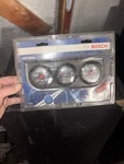 Bosch FST-8090 Style Line 1.5" Mini Triple Gauge Kit Temp Volt Oil New. Fixed Price $65.00.