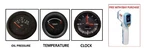 Aftermarket Porsche Replica Temperature Oil Pressure Clock Set 91464111830. Fixed Price $160.00.
