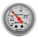 Autometer Ultra-lite 52MM Psi Mechanical Boost Gauge AM4303. Fixed Price $109.81.