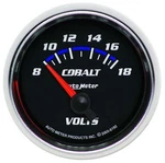 Autometer 2-1/16IN C/s Voltmeter Gauge 8-18 Volts- 6192. Fixed Price $112.11.