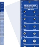Nut Bolt Thread Checker Sae Metric Hole Gauge Garage Car Tractor Mechanical Shop. Fixed Price $99.99.