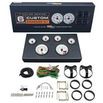 Glowshift 85MM White 7 Color 6-GAUGE Cluster Dashboard Instrument Panel Set. Fixed Price $514.99.