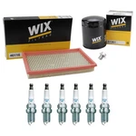 Wix Engine Air Oil Filters & Ngk Laser Platinum Spark Plugs Kit For J30 3.0 V6. Fixed Price $122.95.