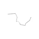 MLG003 Scott Drake Tank To Pump Fuel Line 5/16" (steel). Fixed Price $133.95.